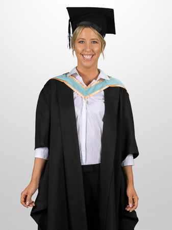 Monash Uni Graduation Gown Set Master of Education University Graduation Gown Set